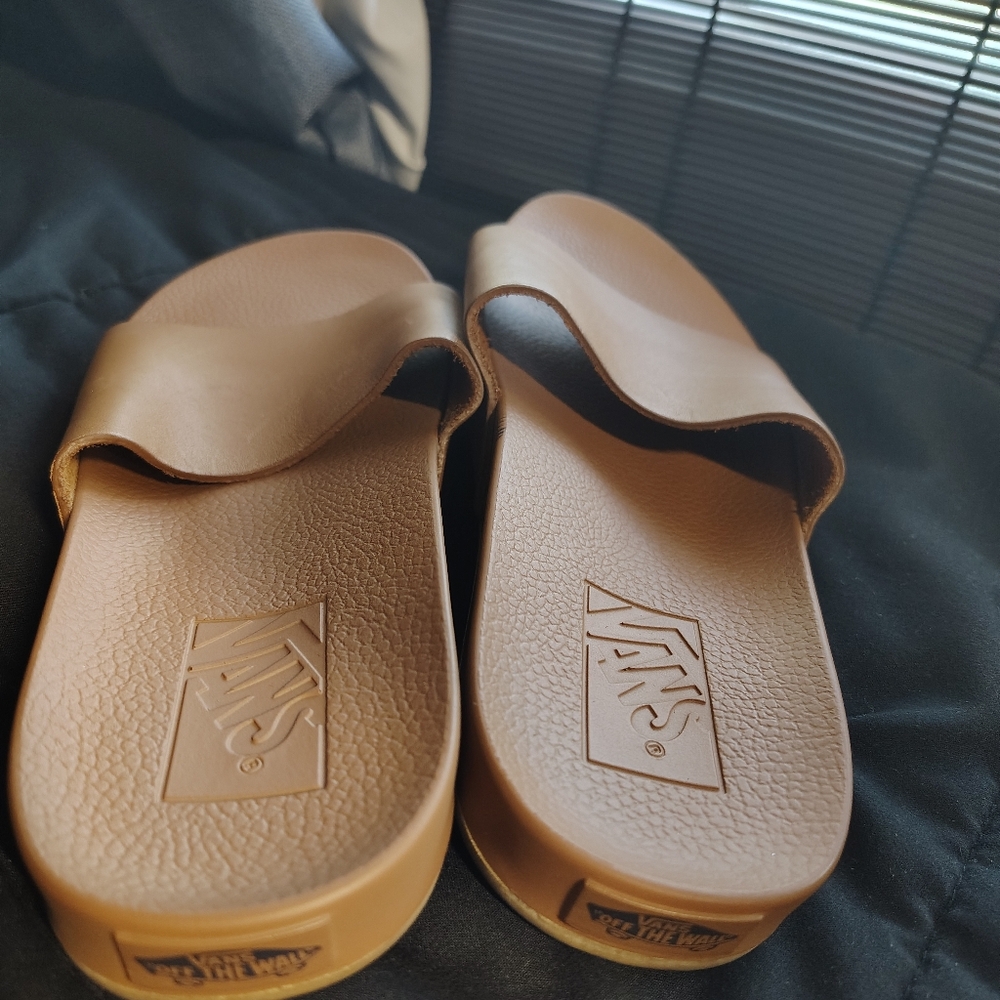 Vans Brown Slide Sandals